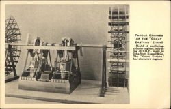 Paddle Engines of the "Great Eastern" (1858) Postcard