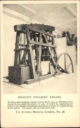 Heslop's Colliery Engine Postcard