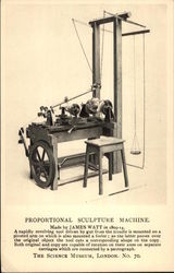 Proportional Sculpture Machine Postcard