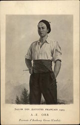 Portrait of Anthony Gross (Castle) by A. -E. Orr Postcard