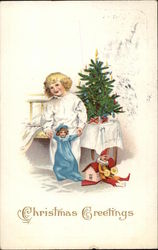 Christmas Greetings Postcard