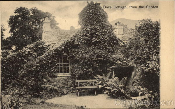 Dove Cottage from the Garden Grasmere England Cumbria