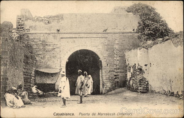 Puerta de Marrakesh - Interior Casablanca Morocco Africa