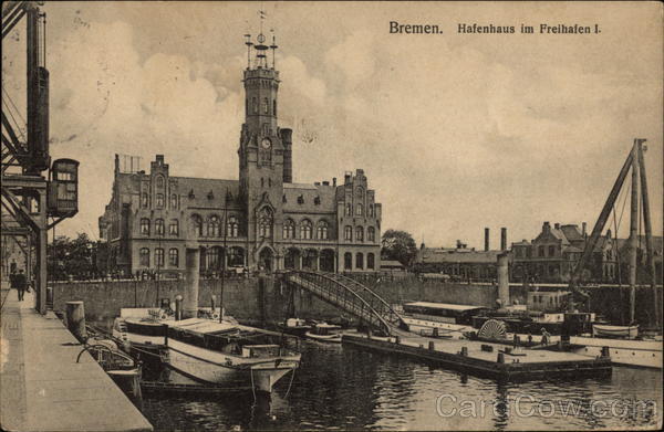 Hafenhaus im Freihafen I Bremen Germany
