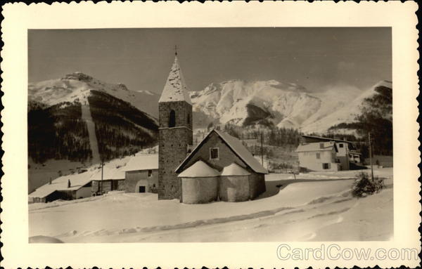 Winter Scene - French Alps France