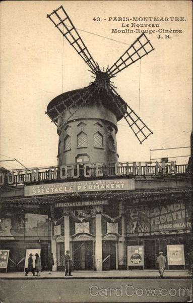 Le Nouveau Moulin-Rouge Cinema - Montmartre Paris France