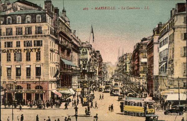 La Canebiere Marseille France