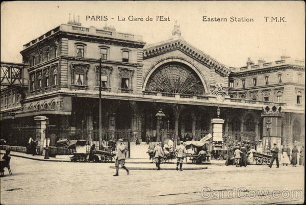La Gare de L'Est Paris France
