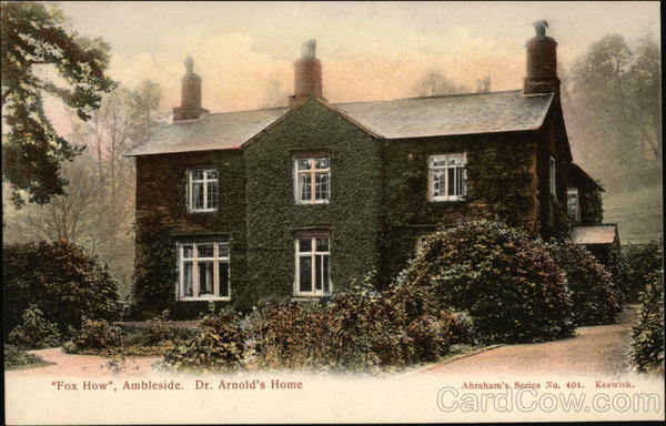 Dr. Arnold's Home - Fox How Ambleside England Cumbria