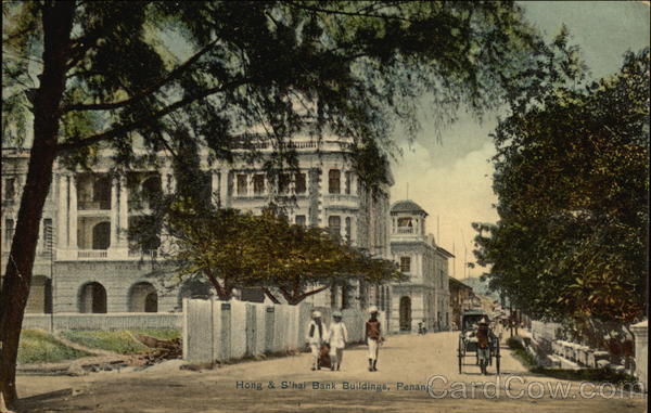 Hong & S'hai Bank Buildings Penang Malaysia Southeast Asia