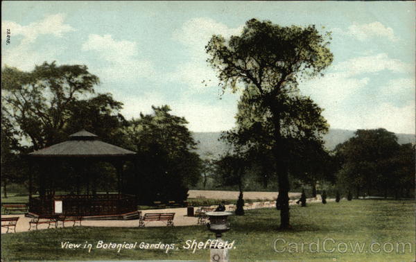Botanical Gardens Sheffield England Yorkshire