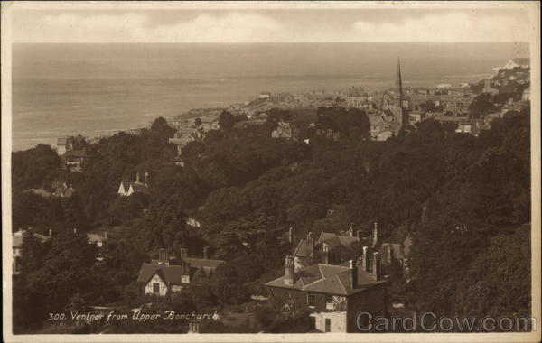 Ventnor from Upper Bonchurch Isle of Wight England