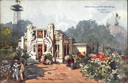 Padilione Della Ditta Potana C. Milano Arch Songs Postcard
