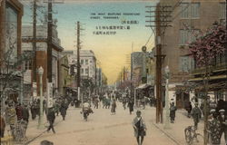 The most bustling Isesaki-cho Street Postcard