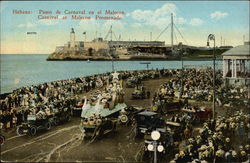 Carnival at Malecon Promenade Postcard