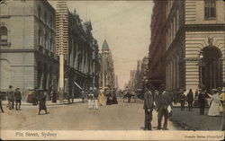 Pitt Street Sydney, Australia Postcard Postcard