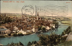 Kempten (697 m) Germany Postcard Postcard