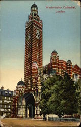Westminster Cathedral London, England Postcard Postcard