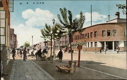 Street Scene Postcard