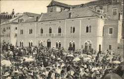 Hotel de la Ville Korcula, Croatia Eastern Europe Postcard Postcard