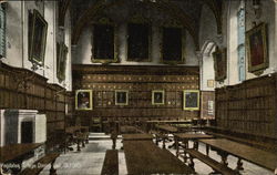 Magdalen College Dining Hall, Oxford England Oxfordshire Postcard Postcard