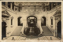 Interieur du Palais de Rumine Lausanne, Switzerland Postcard Postcard