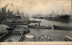 Partie aus dem Hafen Postcard