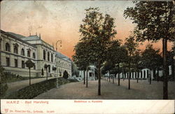 Harz - Bad Harzburg - Badehaus u. Kurplatz Postcard