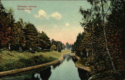 Saimaa Canal Finland Postcard Postcard