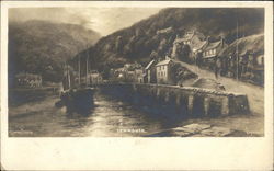 View of Village & Harbor Postcard