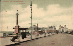 Clarence Pier and Promenade Southsea, England Hampshire Postcard Postcard