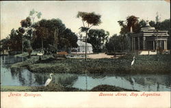 View of Zoological Garden Buenos Aires, Argentina Postcard Postcard