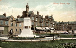 Burns' Statue Ayr, Scotland Postcard Postcard