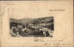 View of Town Postcard