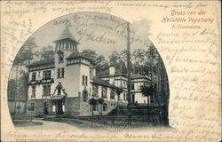 Gruss von der Heilstätte Vogelsang b. Gommern Postcard