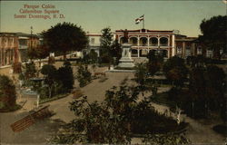 Parque Colon - Columbus Square Postcard
