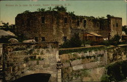 Casa de Colon Ruins Postcard