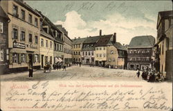 Blick von der Leipzigerstrasse auf die Schlossstrasse Postcard