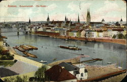 Gesamtansicht ( Die Weser) Postcard