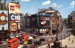 Piccadilly Circus Postcard
