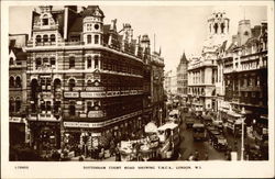 Tottenham Court Road showing Y.M.C.A Postcard