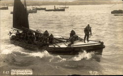 Lifeboat and Crew Postcard