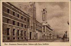 Lungomare Nazario Sauro - Palazzo delle Opere Pubbliche Postcard