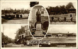 Views of Tamworth Postcard