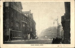 Fleet Street Bury, England Sussex Postcard Postcard
