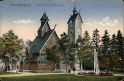 Riesengebirge. Kirche Wang 874 m. u. M Postcard
