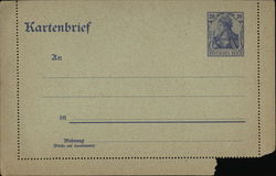 German Postal Card Germany Postcard Postcard
