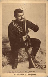 Murad Khrimian Armenian Revolutionary Federation Military Postcard Postcard