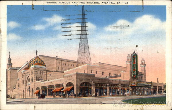 Shrine Mosque and Fox Theatre Atlanta Georgia