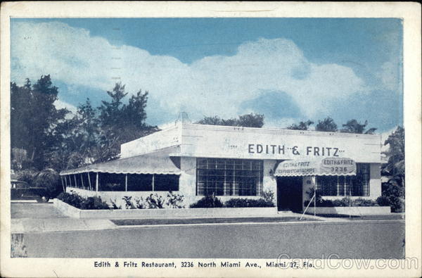 Edith & Fritz Restaurant Miami Florida